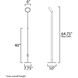 Embrace 64.75 inch 10 watt Black Floor Lamp Portable Light