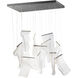 Rinkle LED 23.5 inch Brushed Gunmetal Multi-Light Pendant Ceiling Light