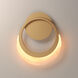 Lyra LED 8.75 inch Gold Bath Vanity Light Wall Light
