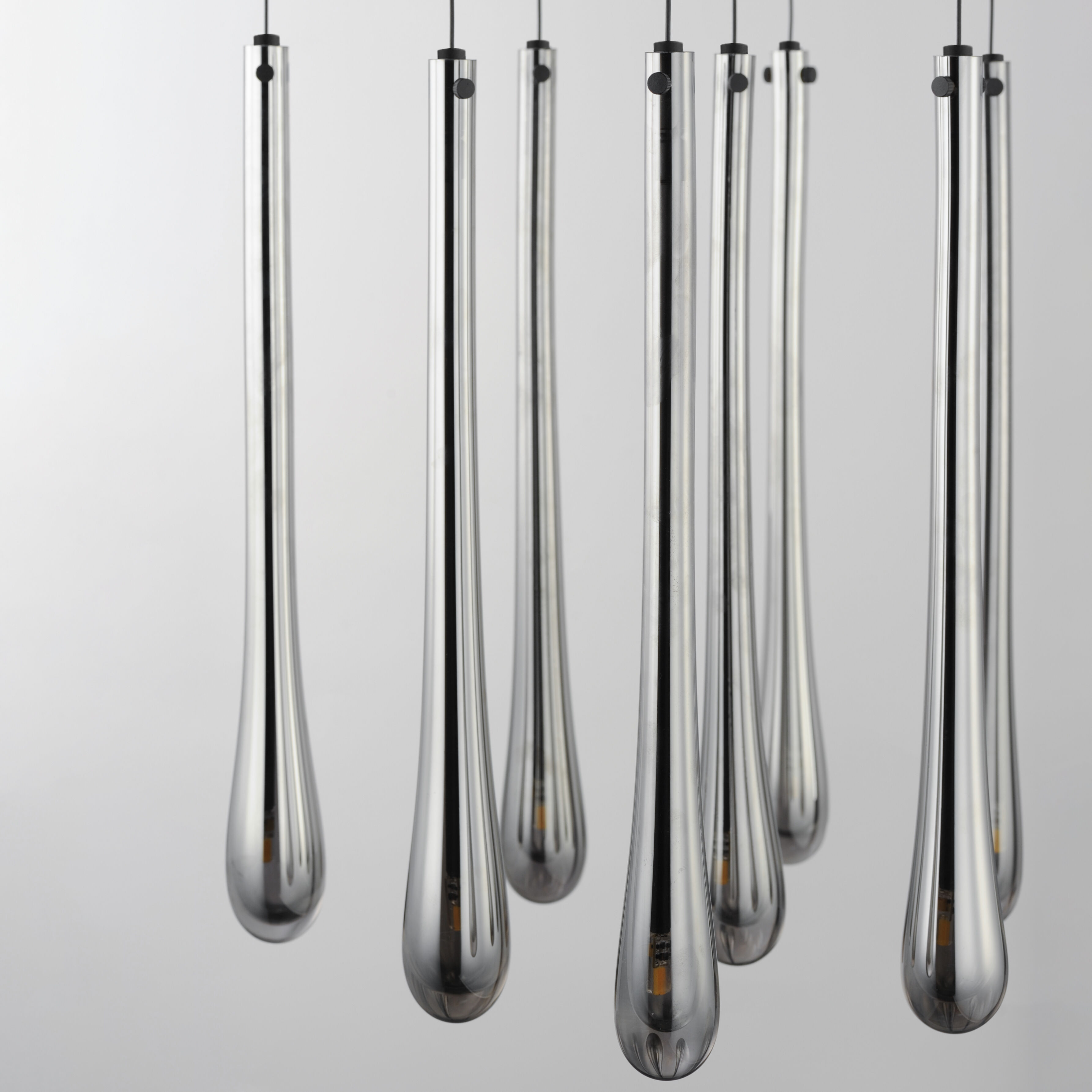 Stillo LED 16.25 inch Black Multi-Light Pendant Ceiling Light