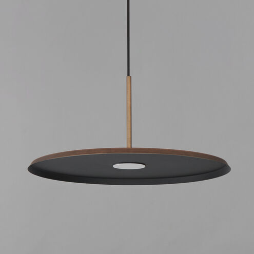 Berliner LED 19.75 inch Antique Copper Single Pendant Ceiling Light