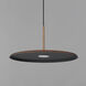 Berliner LED 19.75 inch Antique Copper Single Pendant Ceiling Light