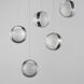 Pulse LED 15 inch Polished Chrome Multi-Light Pendant Ceiling Light