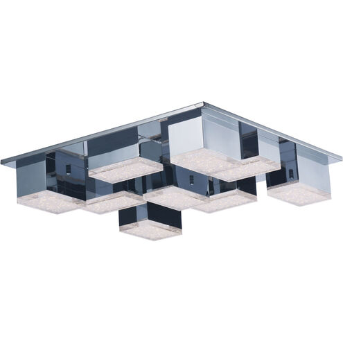 Pizzazz LED LED 23 inch Polished Chrome Flush Mount Ceiling Light
