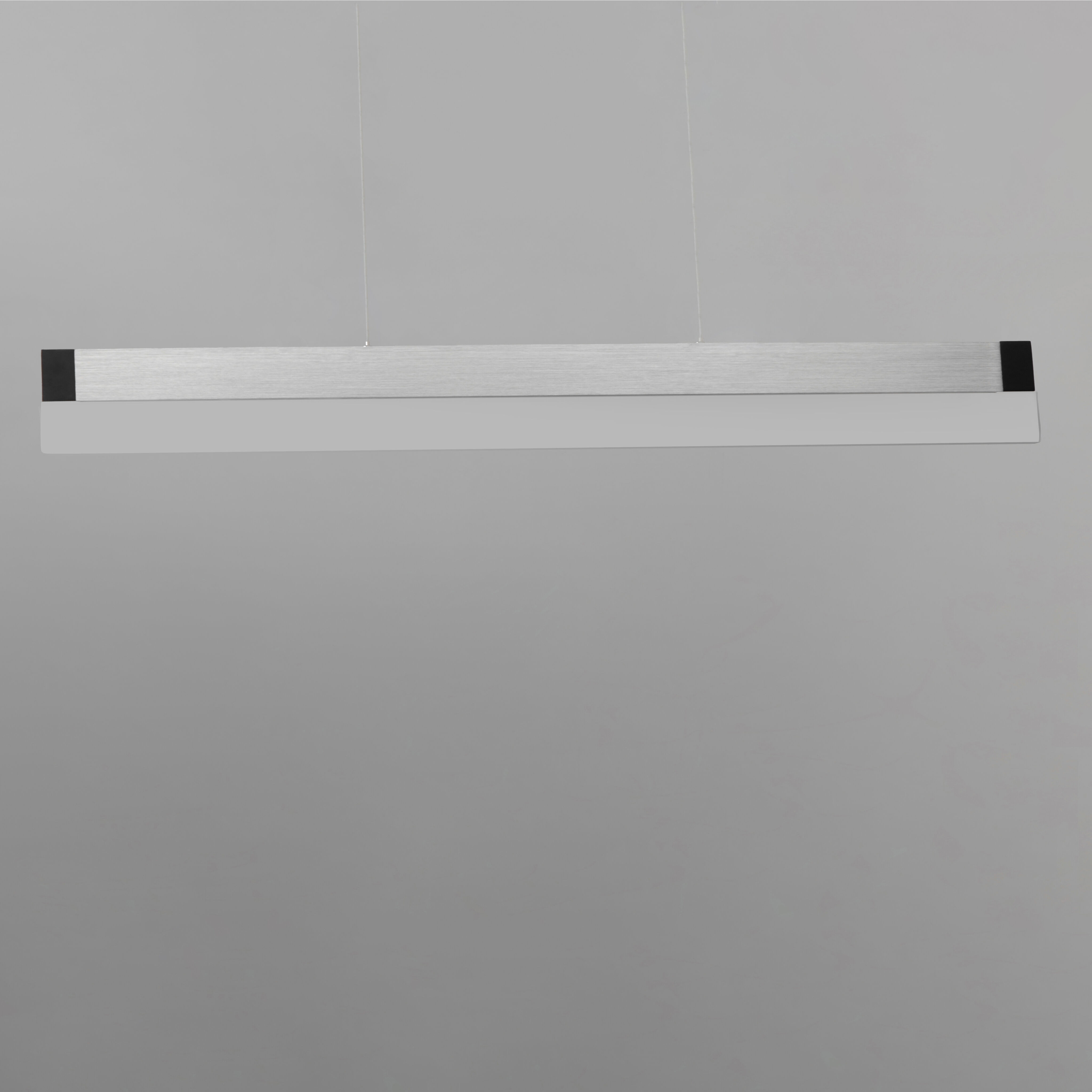 iBar LED 61.5 inch Brushed Aluminum Linear Pendant Ceiling Light