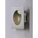 Alumilux Step Light LED 3.25 inch Satin Aluminum Outdoor Wall Mount