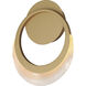Lyra LED 8.75 inch Gold Bath Vanity Light Wall Light