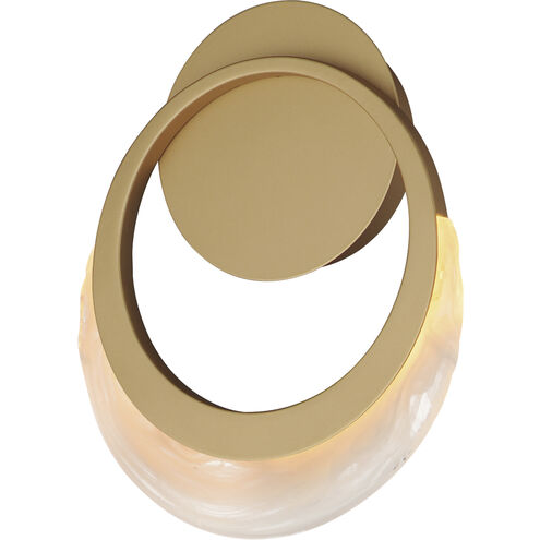 Lyra LED 8.75 inch Gold Bath Vanity Light Wall Light