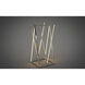 Victory 29.5 X 15.75 inch Polished Chrome Accent Table