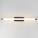 Joist LED 45.25 inch Walnut and Black Wall Sconce Wall Light