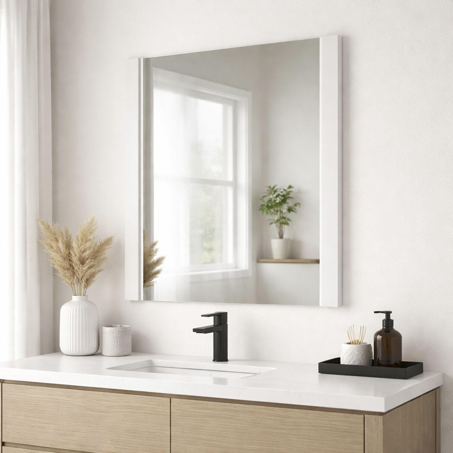 Luminance 30 X 26.75 inch Polished Chrome LED Wall Mirror