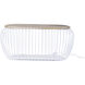 Cage White and Navaho White Bench