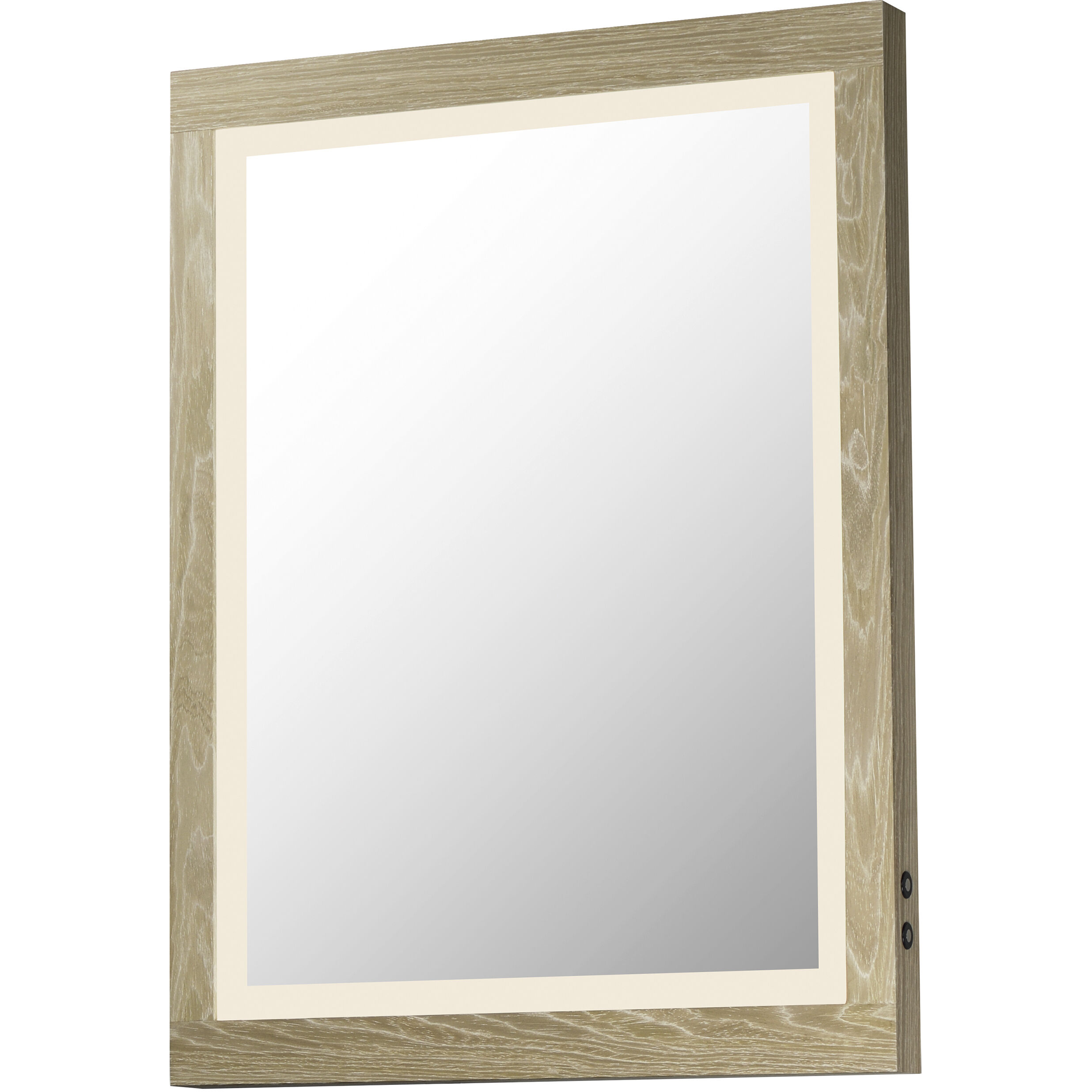 Sawyer 32 X 24 inch Oak LED Wall Mirror
