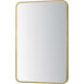 Elisse 36 X 24 inch Gold LED Wall Mirror