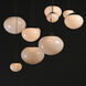 Nimbus LED 20.25 inch Black Multi-Light Pendant Ceiling Light in White Cirrus