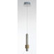 Reveal LED 3 inch Satin Nickel and Satin Brass Single Pendant Ceiling Light