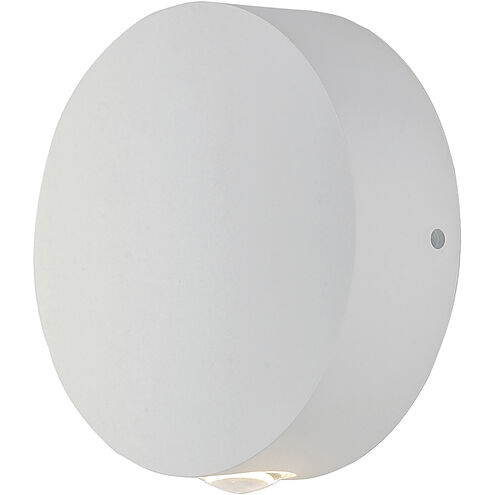 Alumilux Glint LED 5 inch White Outdoor Wall Sconce