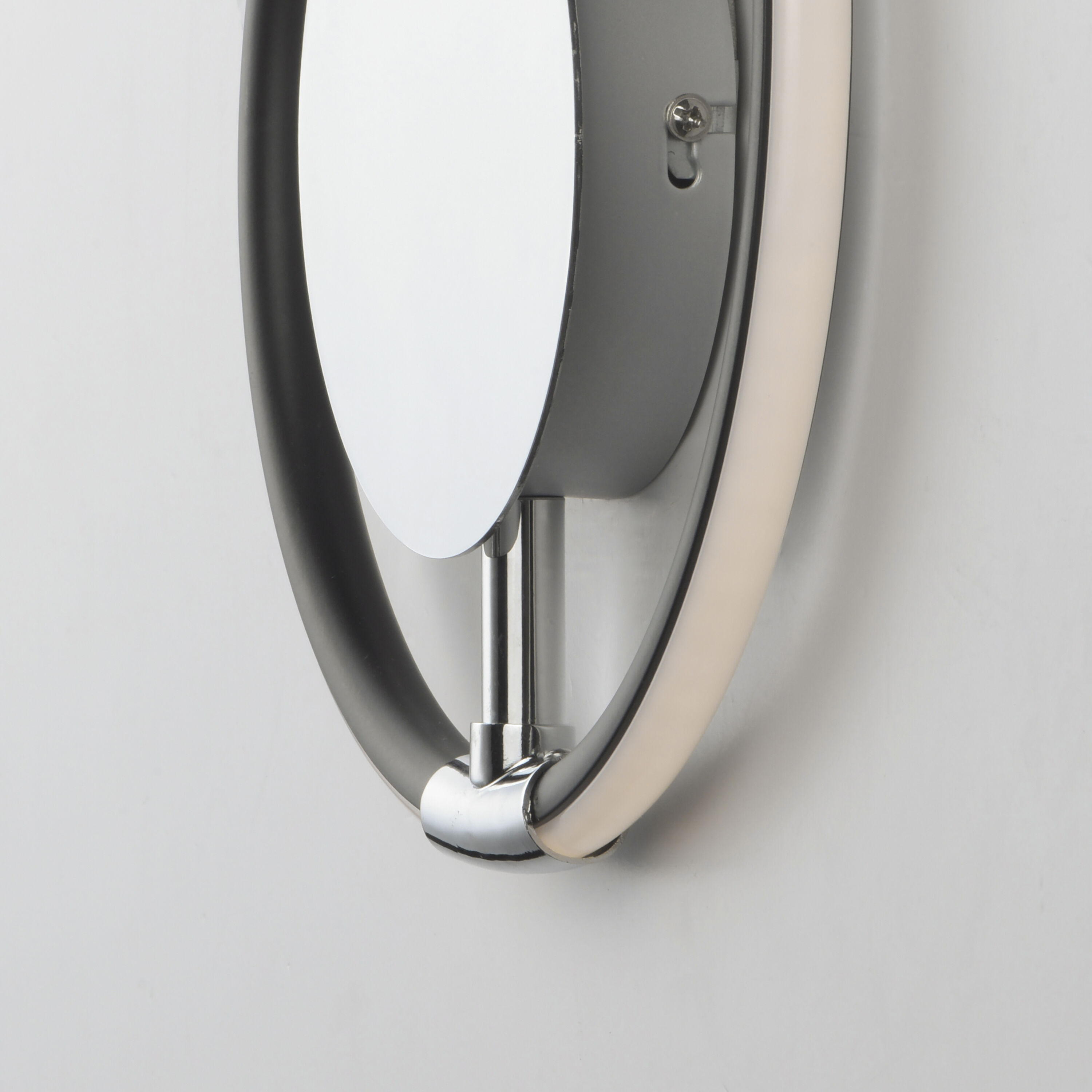 Black and chrome wall lights on sale