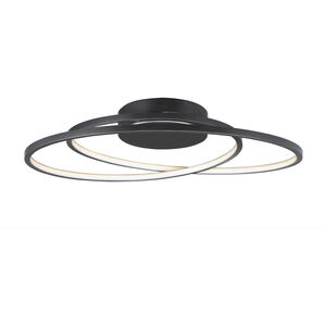 Cycle LED 24.5 inch Black Flush Mount Ceiling Light