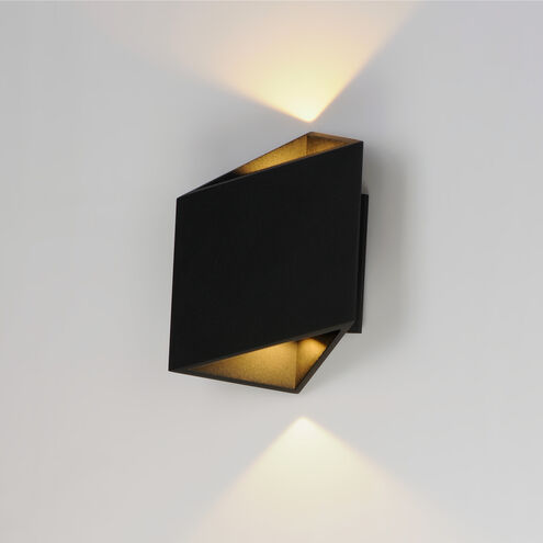 Alumilux Facet LED 8.5 inch Black Outdoor Wall Sconce