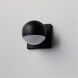 Modular LED 5 inch Black Outdoor Wall Sconce