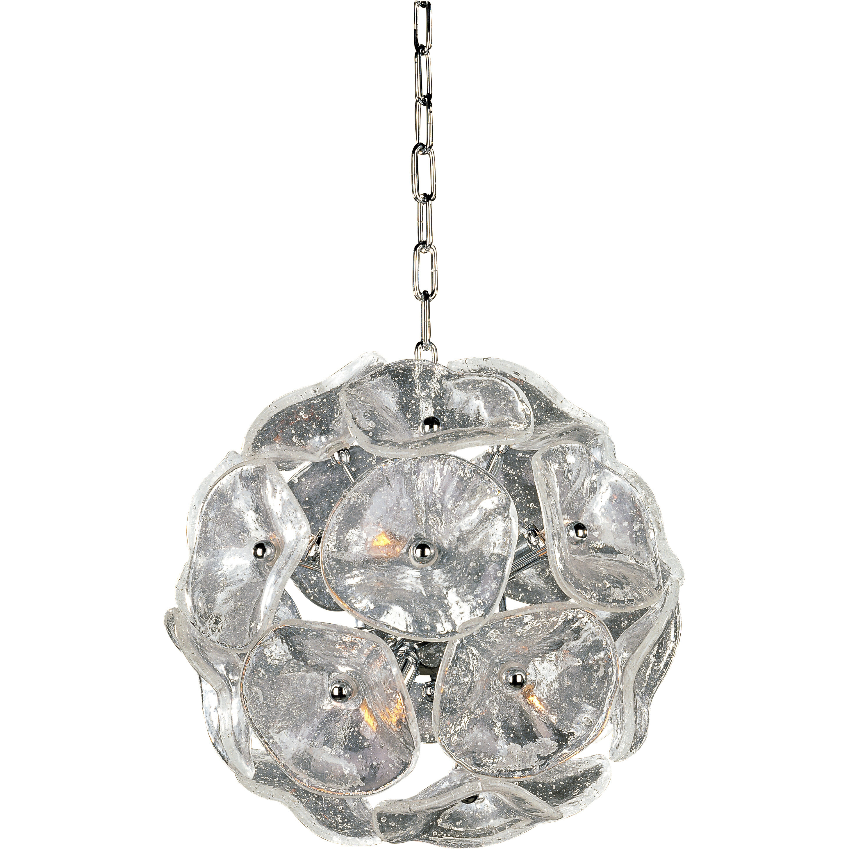 Fiori 8 Light 12 inch Polished Chrome Single Pendant Ceiling Light