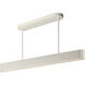 Delphi LED 47.25 inch Chaulk White Linear Pendant Ceiling Light