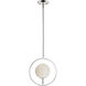 Revolution 1 Light 11 inch Polished Nickel Mini Pendant Ceiling Light