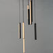 Hover LED 18 inch Black Multi-Light Pendant Ceiling Light