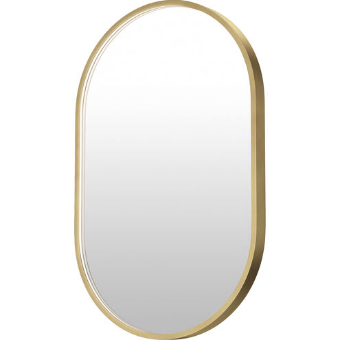 Elisse 32 X 20 inch Gold LED Mirror