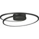 Cycle LED 18 inch Black Flush Mount Ceiling Light