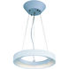 Apollo LED LED 17.75 inch Matte White Single Pendant Ceiling Light