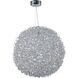 Dazed LED 31.5 inch Polished Chrome Single Pendant Ceiling Light