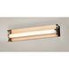 Reflect LED 24 inch Black and Polished Nickel Bath Vanity Wall Light
