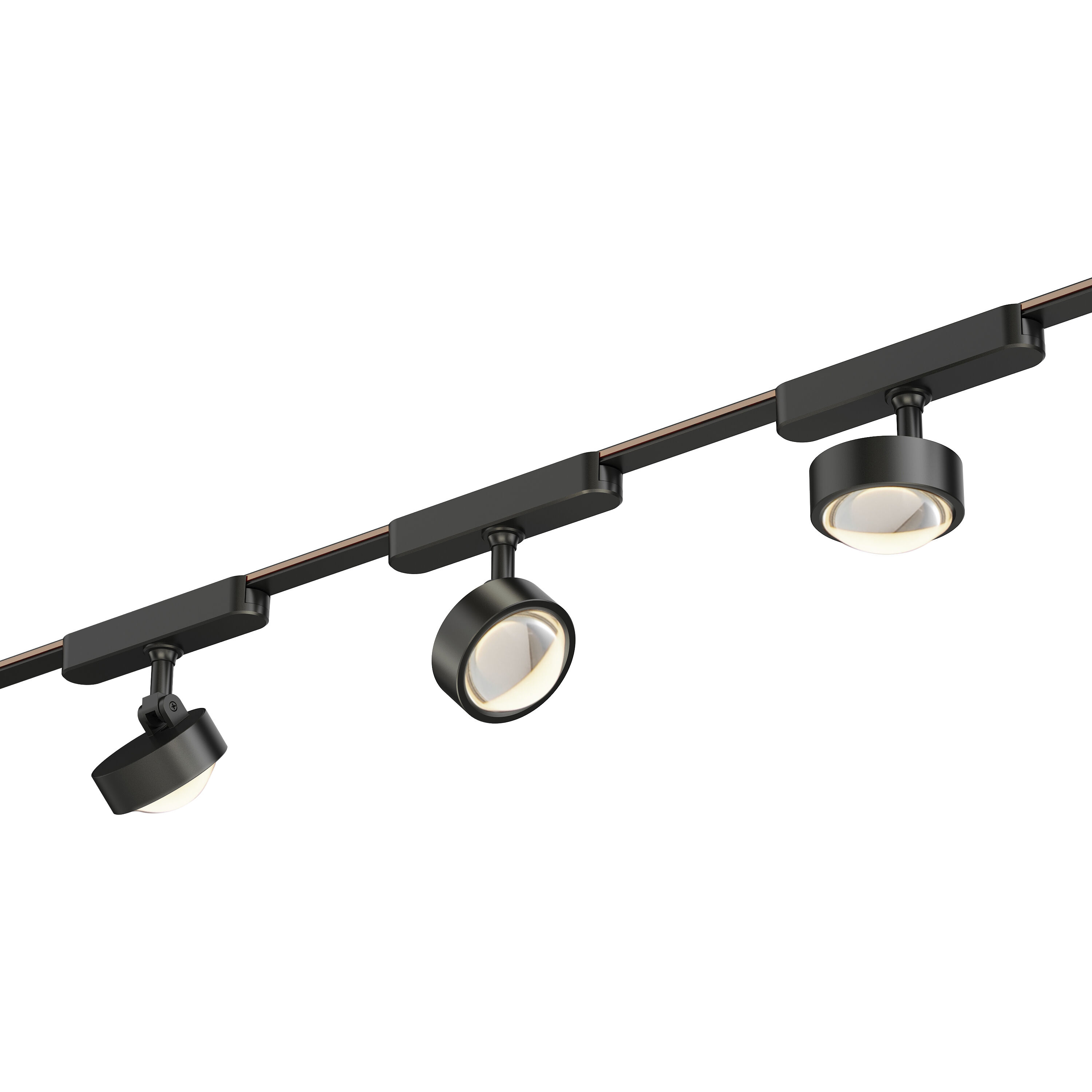 Continuum - Track 1 Light 120 Black Track Light Ceiling Light in White