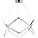Victory LED 31.5 inch Polished Chrome Single Pendant Ceiling Light