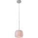 Caps 1 Light 8 inch Polished Chrome Mini Pendant Ceiling Light