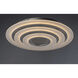 Saturn II LED LED 31.5 inch Matte Silver Flush Mount Ceiling Light