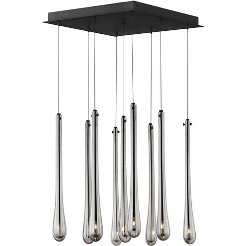 Stillo LED 16.25 inch Black Multi-Light Pendant Ceiling Light
