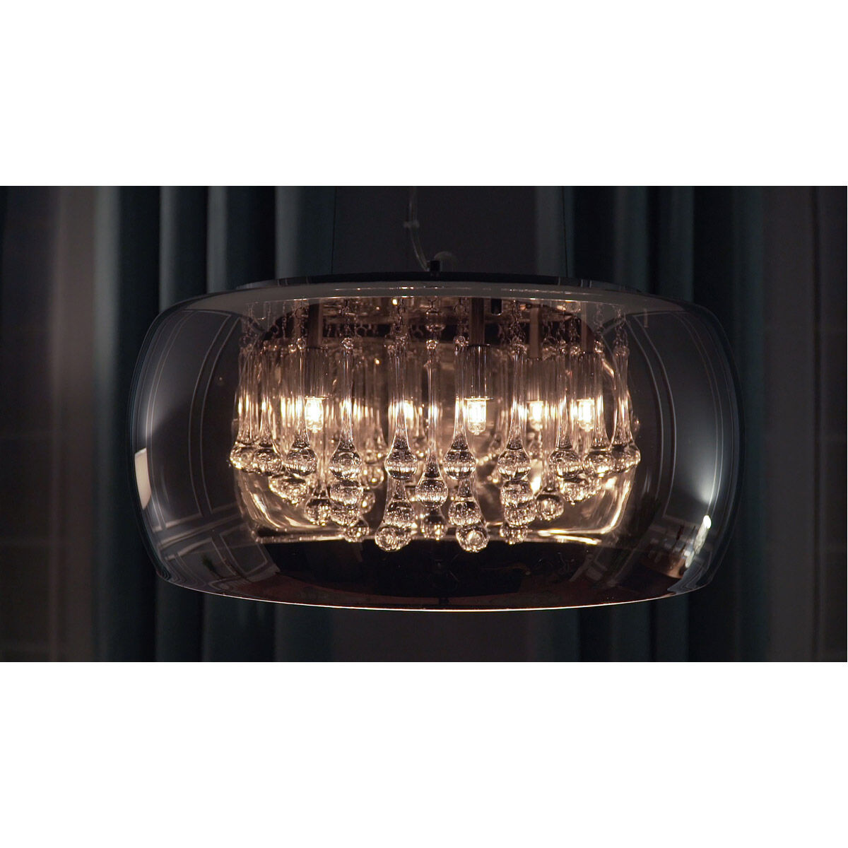 Sense 5 Light 15.75 inch Polished Chrome Flush Mount Ceiling Light