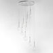 Larmes LED LED 22.75 inch Polished Chrome Single Pendant Ceiling Light