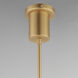 Dorian LED 1 inch Gold Single Pendant Ceiling Light