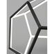 Penta LED 22 inch Black Pendant System Ceiling Light