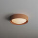 Souffle LED 10.5 inch Terra Cotta Flush Mount Ceiling Light