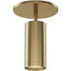 Pullman LED 5 inch Natural Aged Brass Flush Mount Ceiling Light