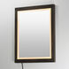 Sawyer 36 X 24 inch Walnut LED Wall Mirror