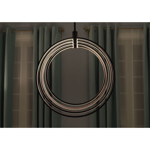Concentric LED LED 27 inch Bronze Single Pendant Ceiling Light
