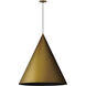 Pitch LED 29.5 inch Antique Brass Single Pendant Ceiling Light