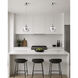 Swank LED 4.5 inch Polished Chrome Single Pendant Ceiling Light