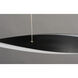 Pirouette LED 40 inch Black Linear Pendant Ceiling Light
